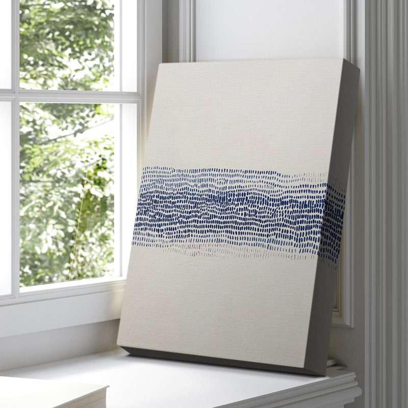 Toile tendue avec châssis abstrait CDXCV, H 60 po x l 40 po
