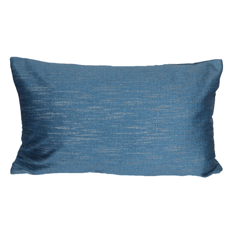 Coussin Monon Feathers, Bleu français