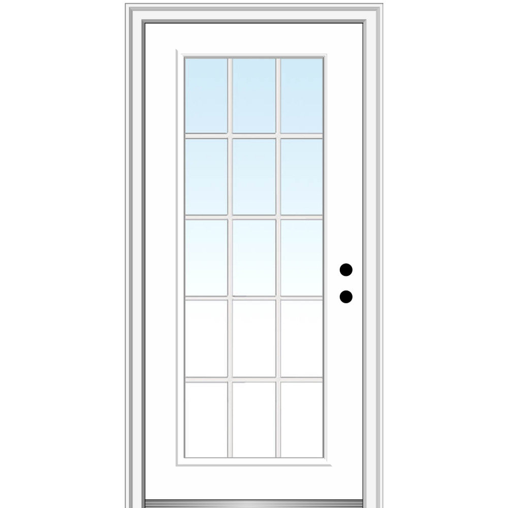 81.75'' Steel Front Entry Doors MMI DOOR Door 