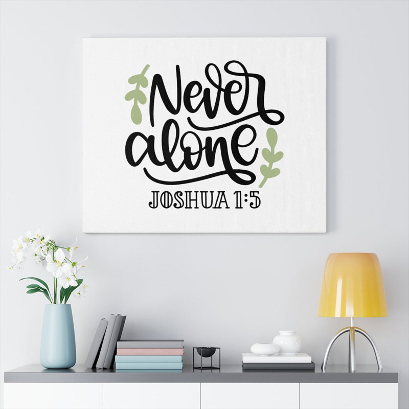 Never Alone Joshua - Wrapped Canvas Print, 61cm H x 76cm W
