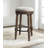 26" Counter Height, 360° Swivel Wooden Barstool-1317238894