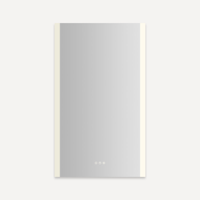 Aio Reserve Cabinet, 24" x 40" x 4", Edge Lit, Left Hinge