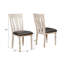 Ensemble de 2 chaises de salle à manger Arch
