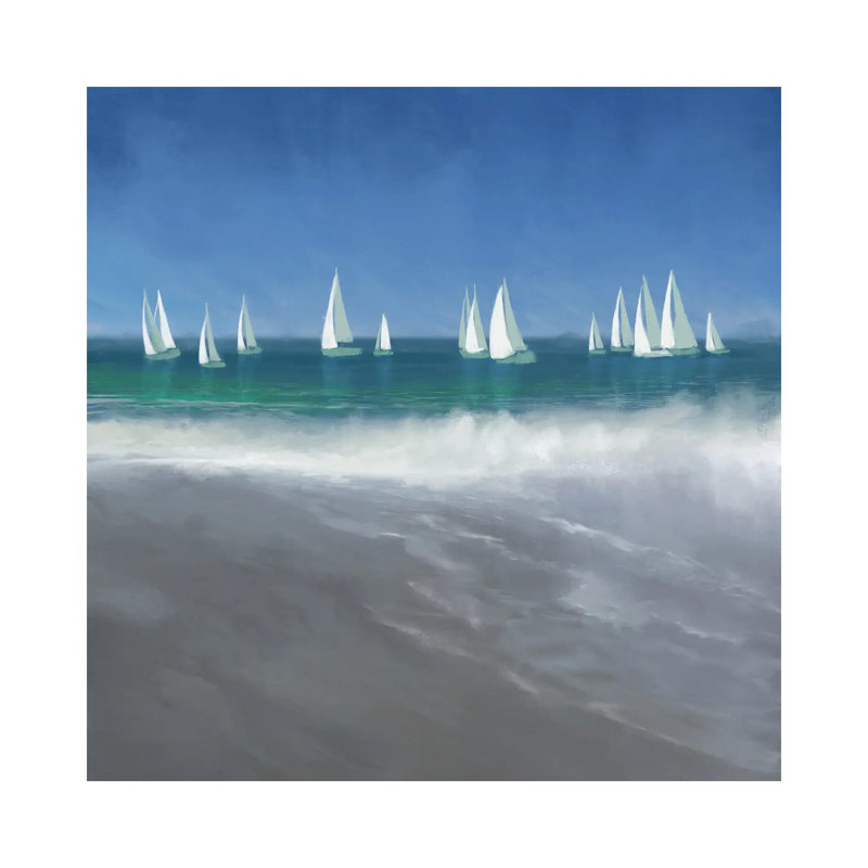 Harbor Sailing by Dan Meneely - Wrapped Canvas Gallery-Wrapped Canvas Giclée, 93.98 cm H x 93.98 cm W x 1.91 cm D