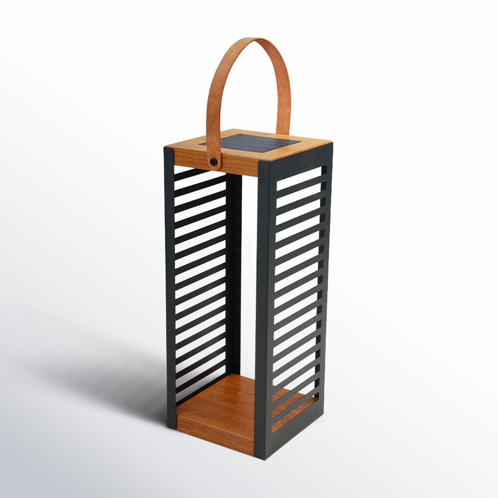 19.7'' Solar Powered Outdoor Floor Lamp