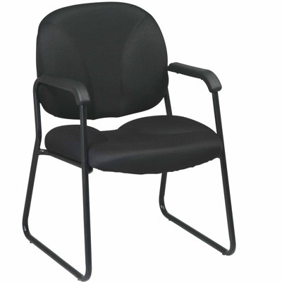 Chaise de salle d'attente en tissu avec structure en métal Hathcock
