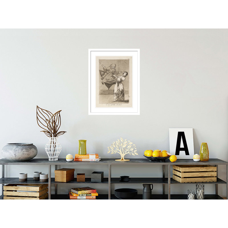 Pas de soucis. (Don’t Scream Stupid.) Par Francisco de Goya - Impression sur toile, H 29,5 po x l 22,73 po