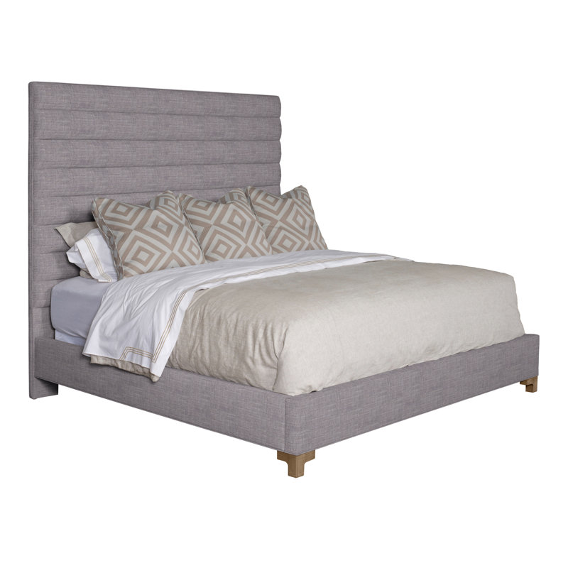 Make It Yours Upholstered Bed, Twin, Nomad Slate Crypton® Chenille, Hampton