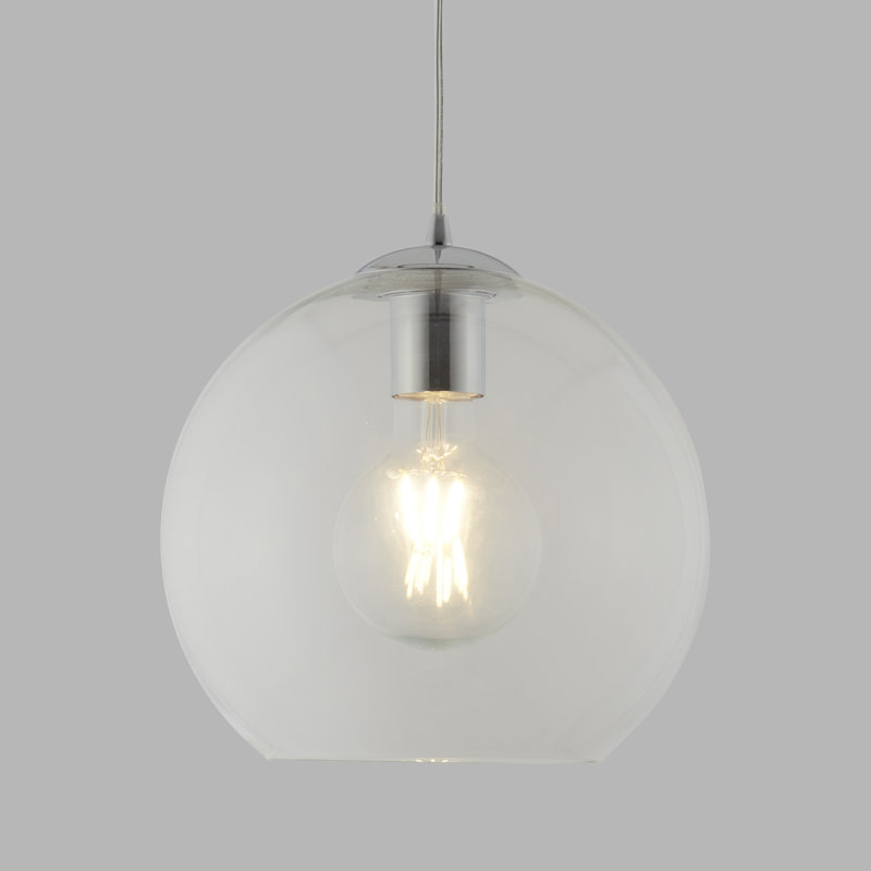Bobby 1 - Light Pendant, Chrome , 28cm H x 30cm W x 30cm D