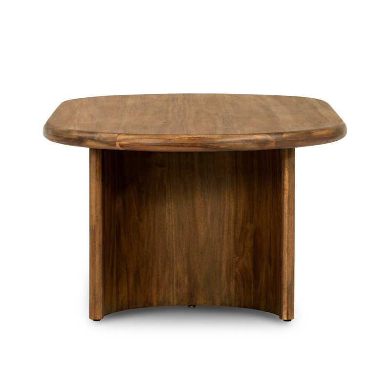 Paden Coffee Table, 17" H x 27" L x 51" W, Seasoned Brown Acacia