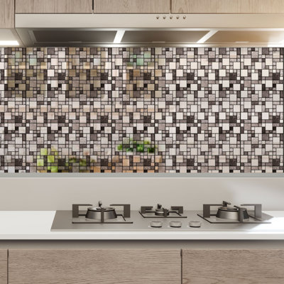 6 in. W x 6 in. L Peel and Stick Mosaic Tile