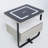 Modern 1 - Drawer Nightstand With Wireless Charging, Led Lights, Bluetooth Player And 3 Lighting Select