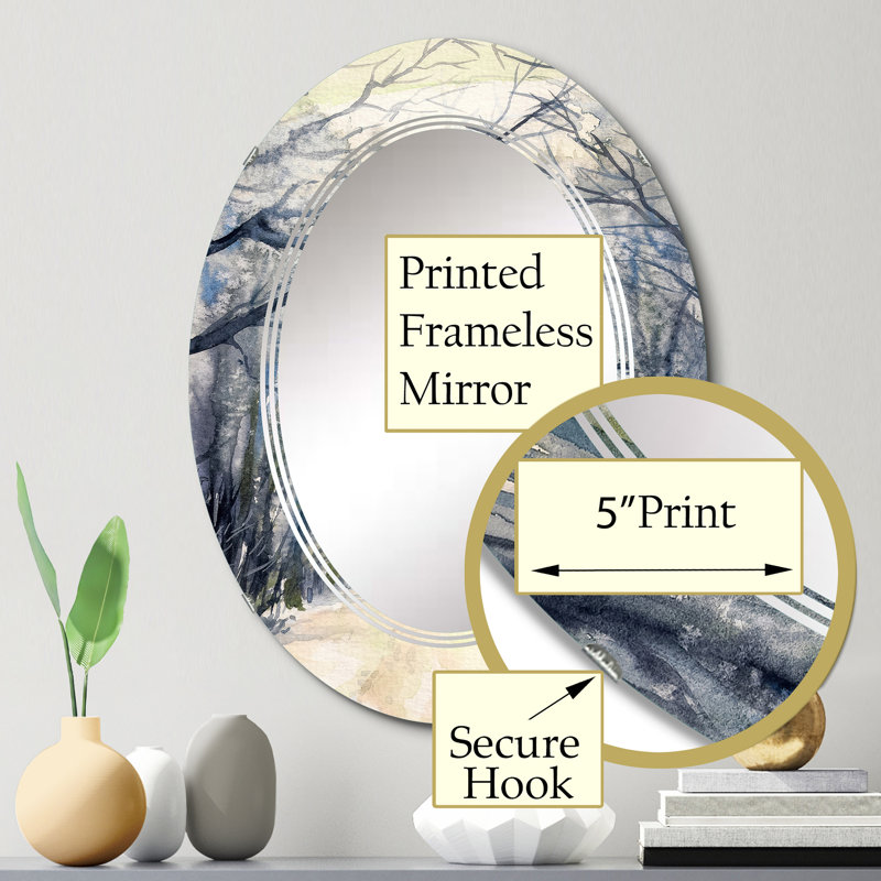 Oval Mirror, 30" x 20"