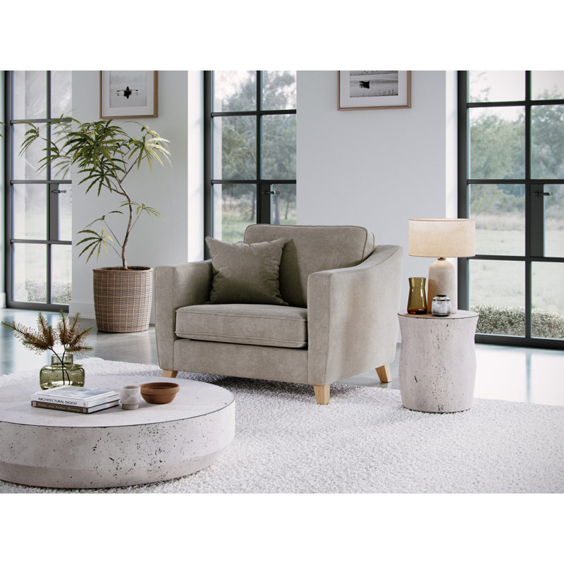 Stoystown Upholstered Armchair, Beige