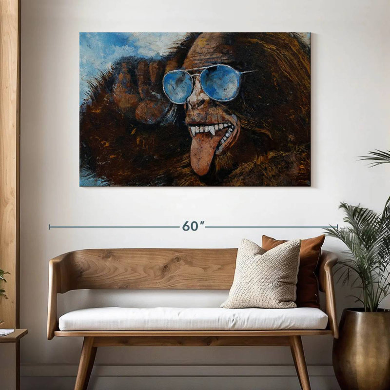 Brampt Cool Bigfoot, 32" H x 48" W