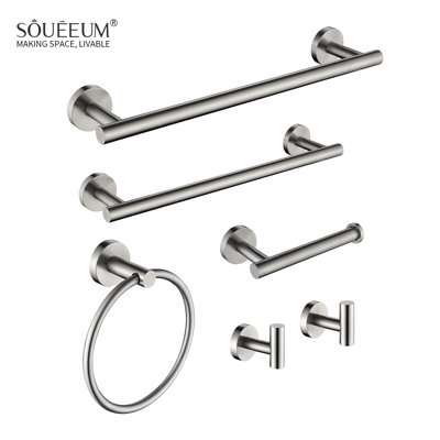 6 - Piece Bathroom Hardware Set