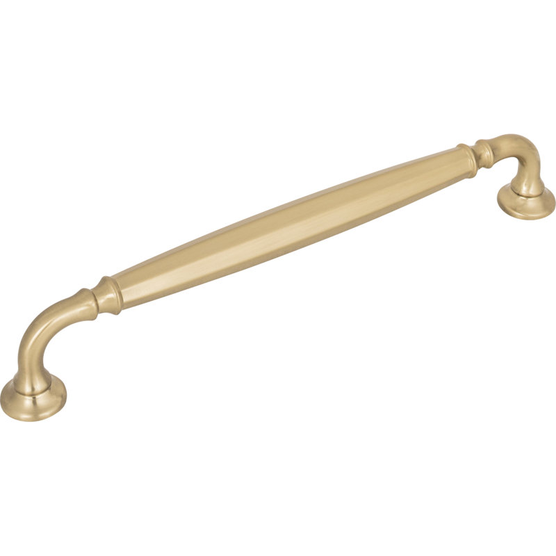 Honey Bronze Polished Traditional Bar Handle with Mounting Hardware