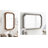 Duenas Rectangle Ornate Wall Mirror