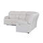Moderne contemporain 4 pièces modulaire moelleux confort moelleux en chenille taupe, mobilier de salon en contreplaqué durable