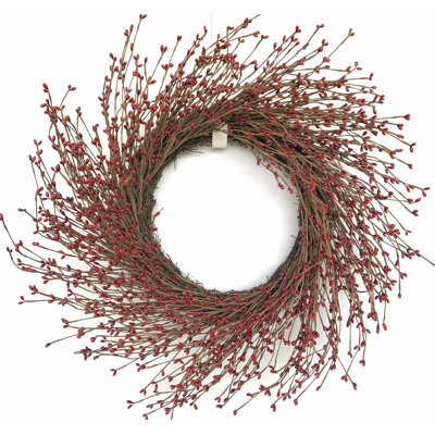 22'' W Artificial Twig Wreath