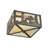 Glass Semi Flush Mount