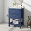 Meuble-lavabo simple 24 po avec plateau en résine Makson-165396966