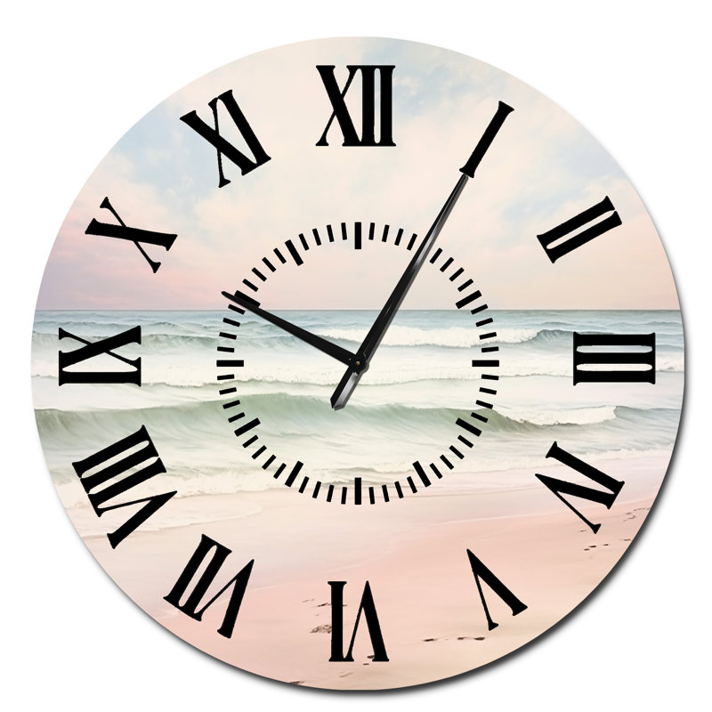 Horloge murale Ocean Tranquility, Surdimensionné