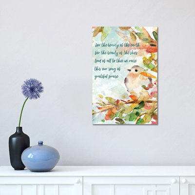 Song Of Praise by Carol Robinson - Wrapped Canvas Print