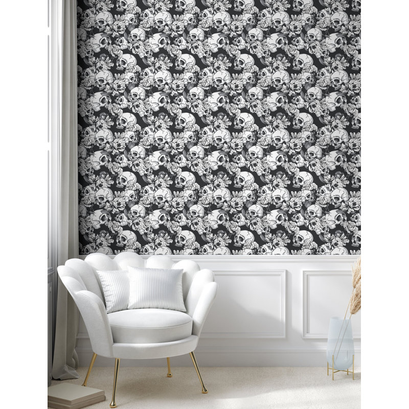 Zeferino Roll, Gris anthracite / gris pâle, L 36 po x l 13 po