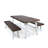 Eulene Rectangular 4 - Person 71" Long Dining Set-28987196