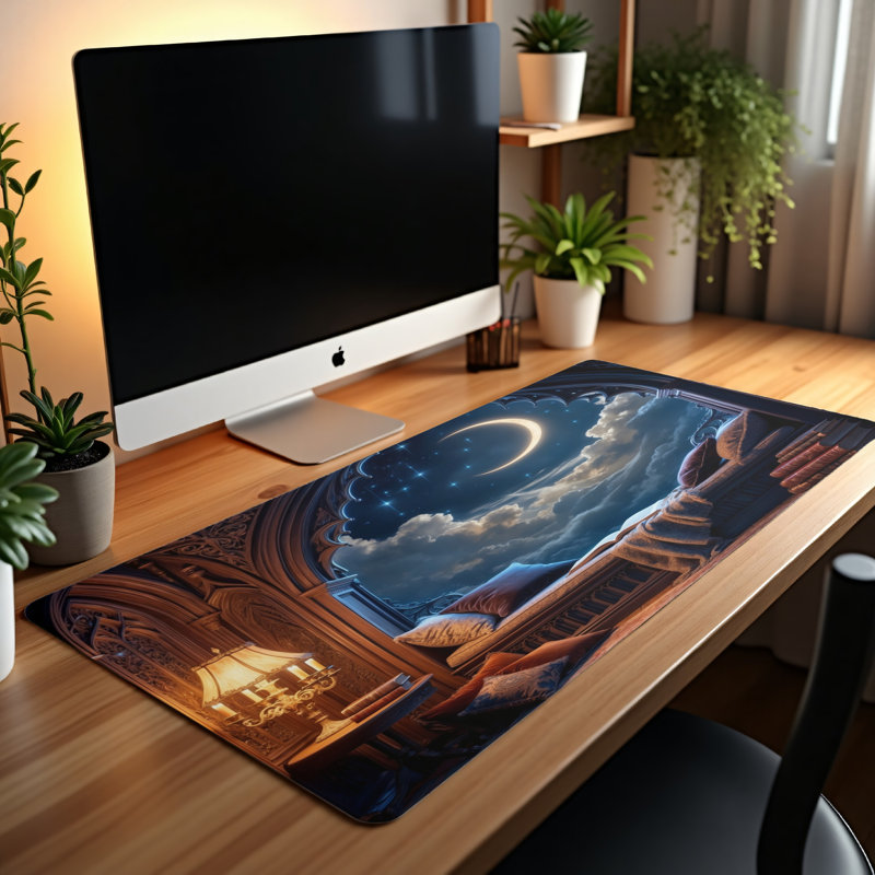Polyester Desk Pad, 31.5x15.5