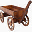 Boîte à fleurs mobile en bois avec roues, poignée et drain, décoration de jardin intérieur et extérieur