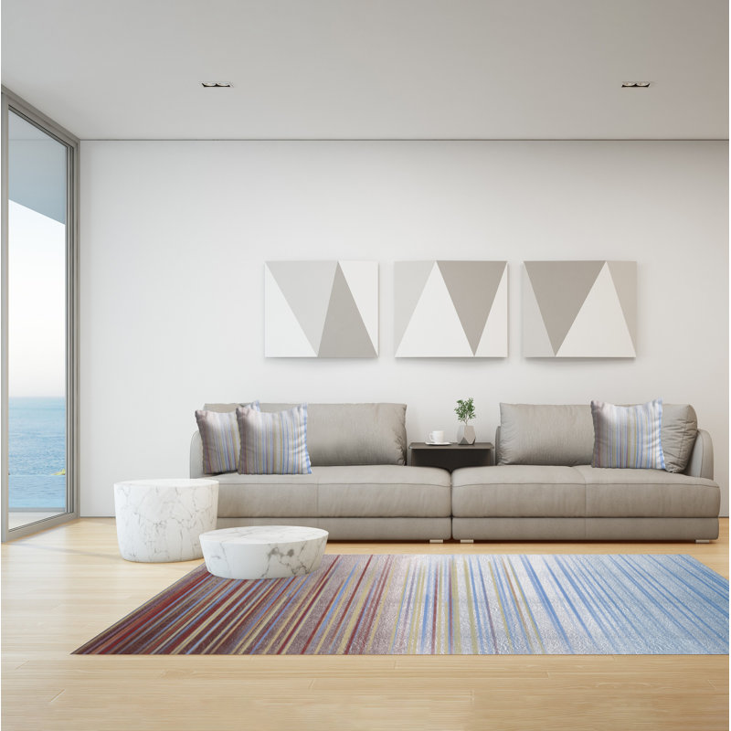 Francene Striped Area Rug, Rectangle 155 x 230cm