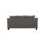 Canapé avec coussin gris anthracite Ralston
