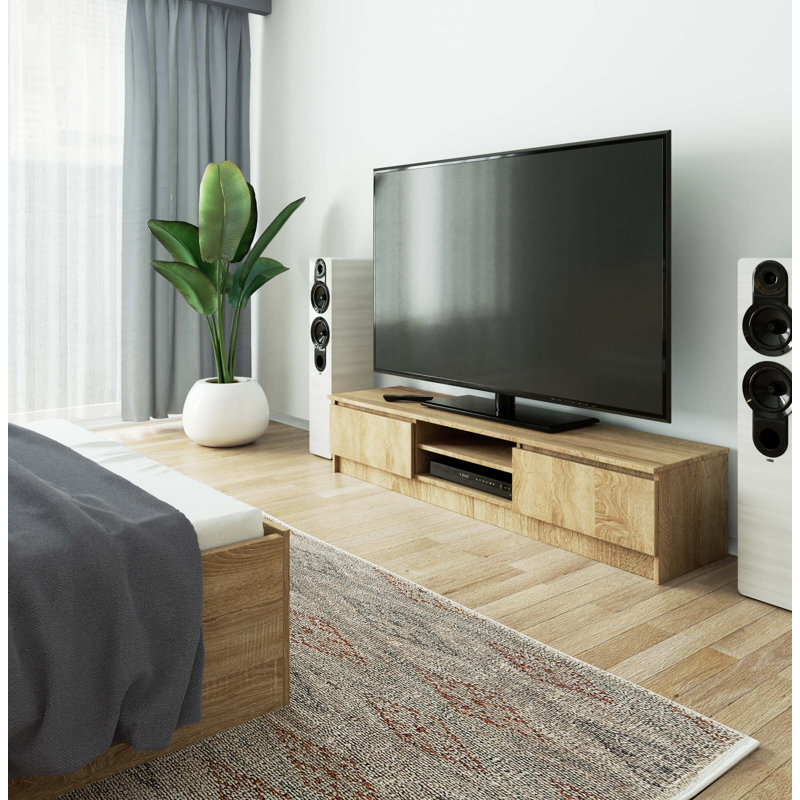 Furgeson Unfinished Entertainment Centre for TVs up to 65", Sonoma Oak