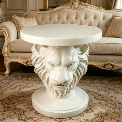 Table de bout 15,5 po avec plateau amovible Majestic Lion