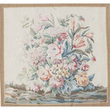Hand-Knotted High-Quality Beige and Green Area Rug