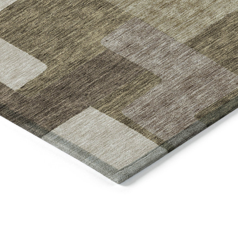 Tapis beige rond 8 po