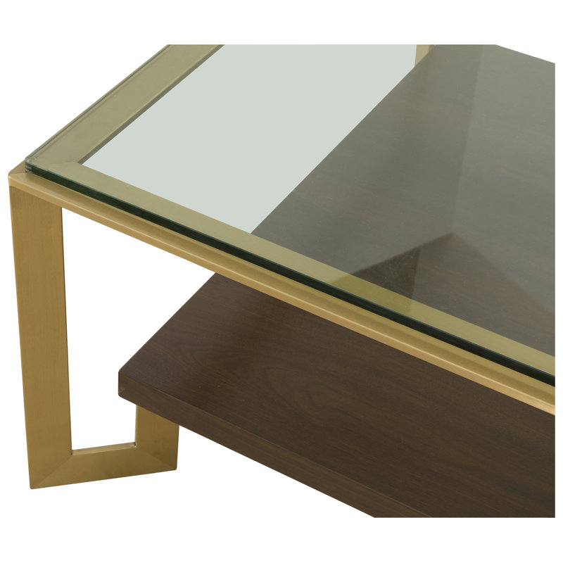Cannon Glass Top Single Coffee Table
