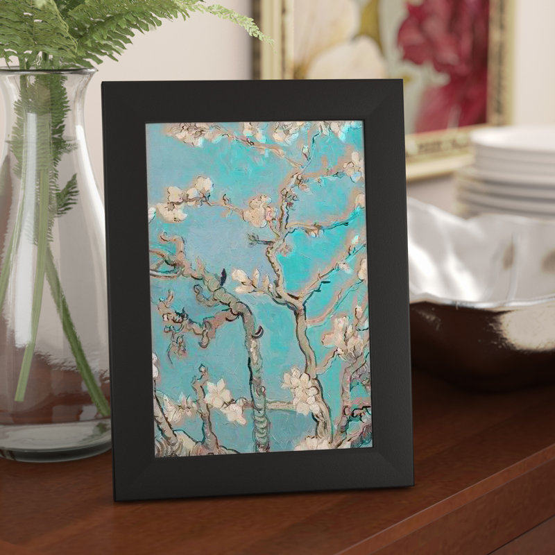 Burge 6-Piece Rectangle Picture Frame Set, Black, 8" x 10"