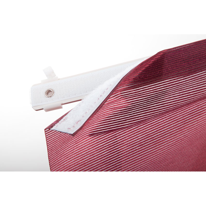 Tameka Sheer Curtain, Carmine clear