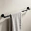 Porte-serviettes en acier inoxydable de qualité supérieure - Porte-serviettes mural robuste avec finition antirouille, conception sans couture pour la salle de bain et la cuisine