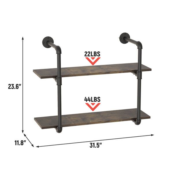 Wylandville 3 Piece Metal Tiered Shelf Latitude Run