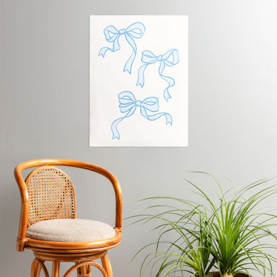 Affiche April Lane Blue Bows