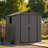 6 Ft. W X 6 Ft. D Resin Outdoor Storage Shed, Weather-Resistant Outdoor Storage With Reinforced Design-110872132