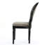 Chaises d'appoint rembourrées Marcelle French Country avec dossier rond et pieds cannelés-1408496852-1408496843