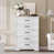 5 Dresser /White