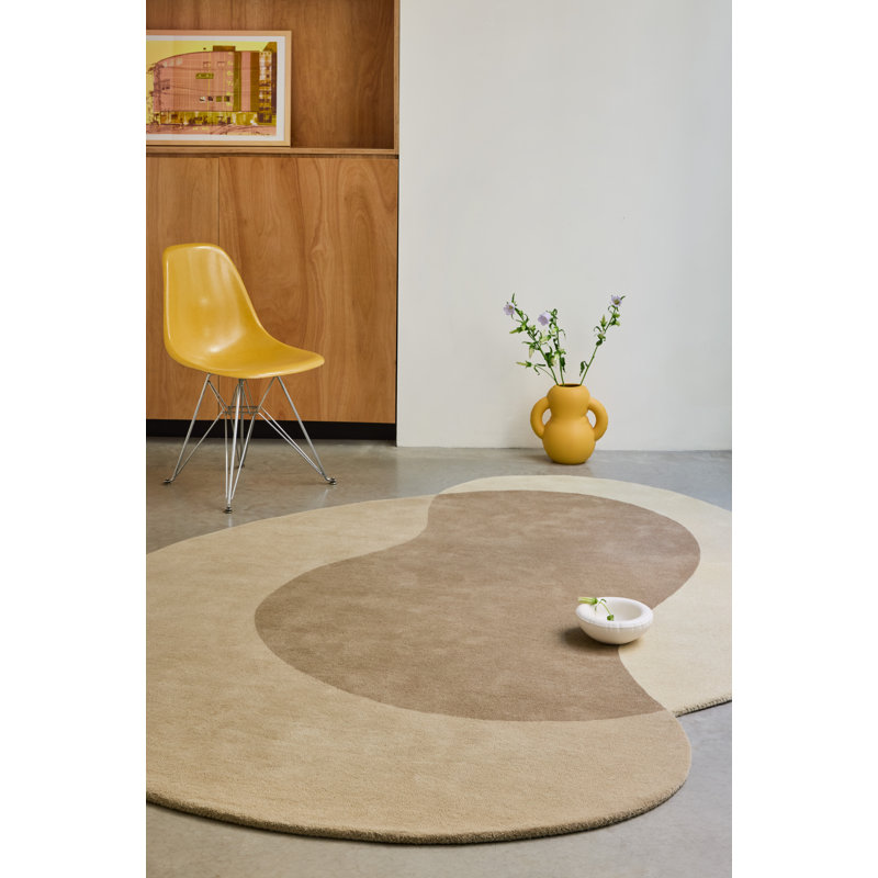 Element Lane Handmade Wool Abstract Area Rug, Neutral, Novelty 8'2 x 10'6