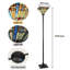 Lampe torchère sur pied 70 po Tiffany, abat-jour en verre coloré, lampe sur pied rétro style Mission Tiffany