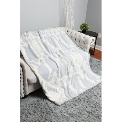 Animal Pattern Luxury Soft Throw Blanket - TURTLE